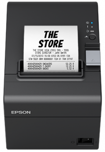 Epson TM-T20III POS Receipt Printer - USB + Serial, PS, Blk, UK