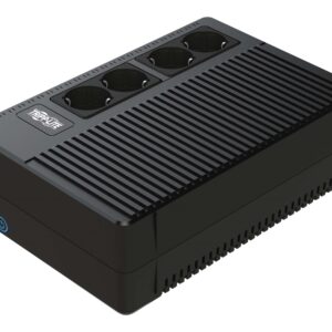230V 1000VA 600W Ultra-Compact Line-Interactive UPS - 4 Schuko Outlets, Desktop/Wall-Mount